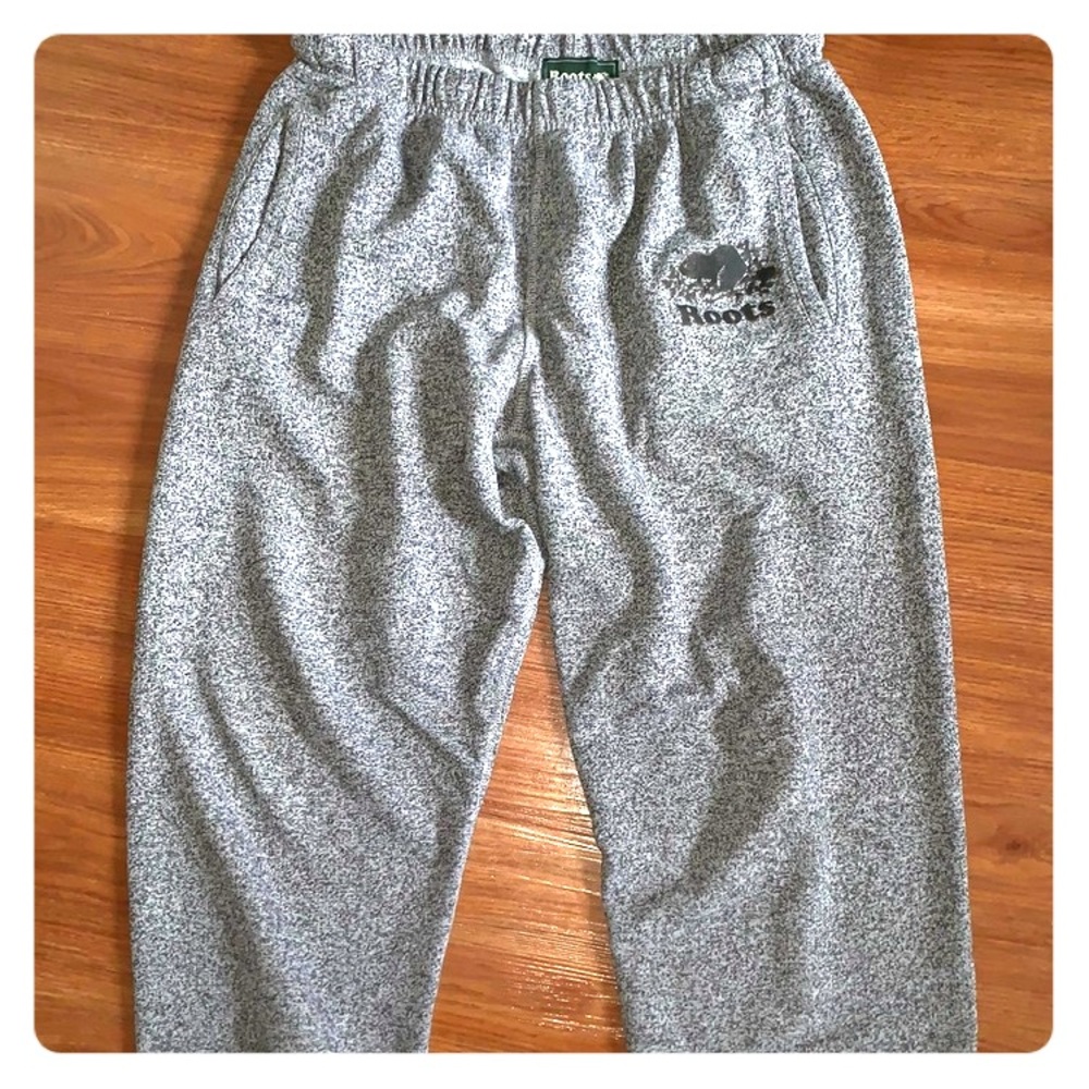 Roots “Salt & Pepper” Sweatpants Sz Medium